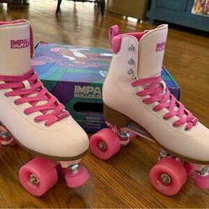 Impala Samira Rollerskates- Wild Pink- Size 8- Like New